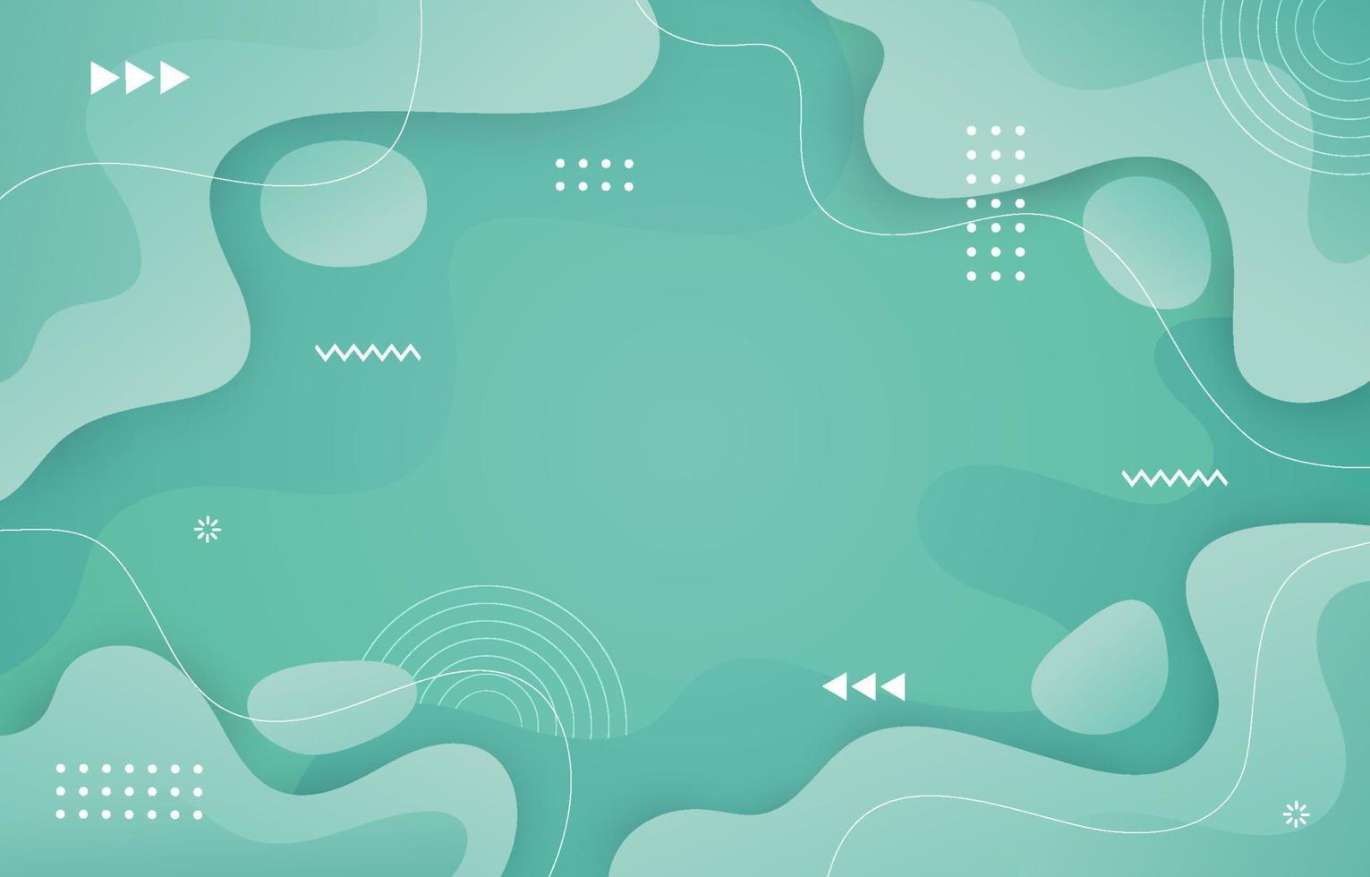 Mint Green Abstract Background vector