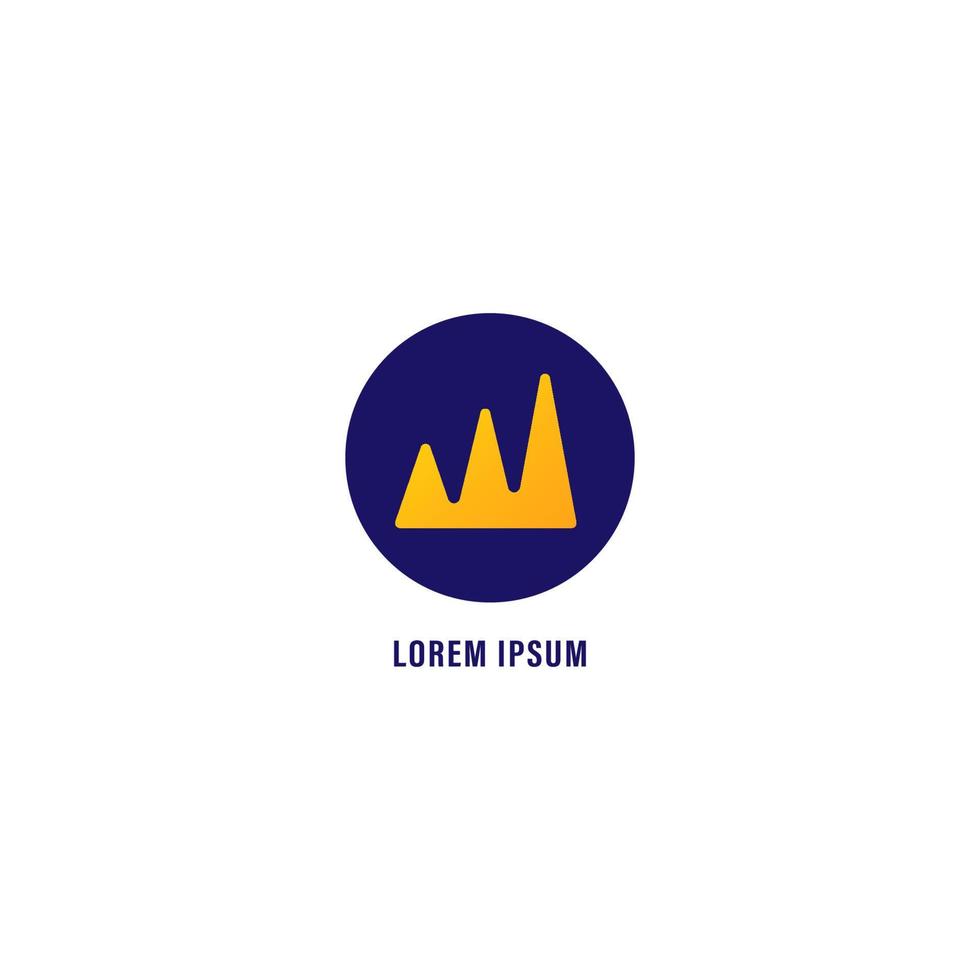 Growth icon illustrated successful progress. Consultant Management company logo design template isolated on white background. Grow up vector illustration. EPS 10