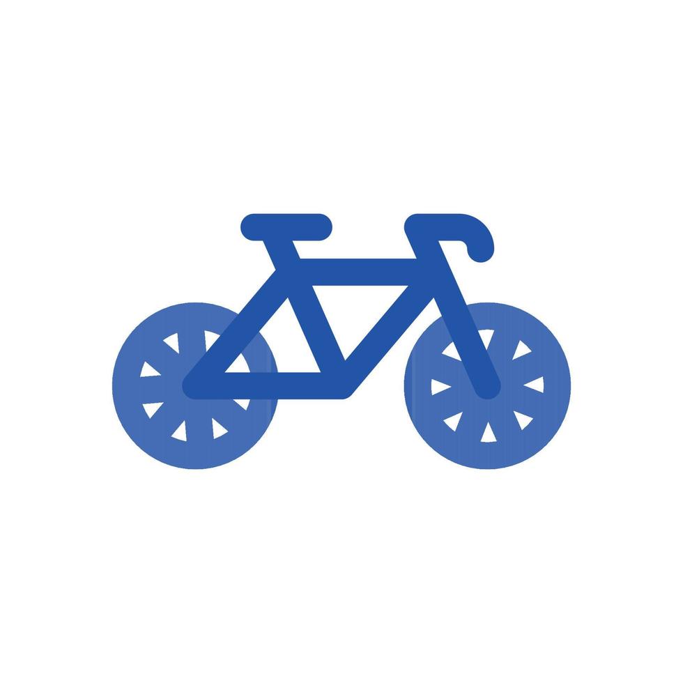 icono de vector sencillo. ilustración plana en una bicicleta temática