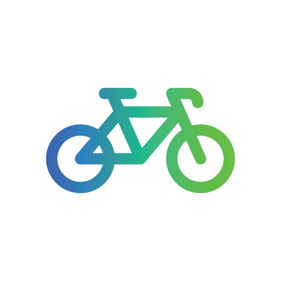 Simple vector icon. Flat illustration on a theme bike