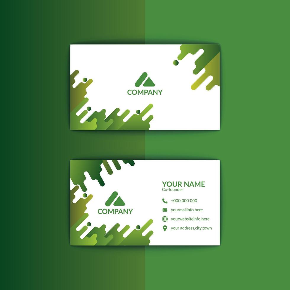 Print  ready business card vector