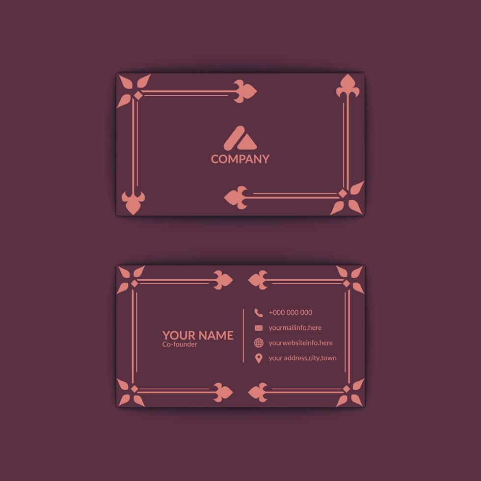 modern business card vector