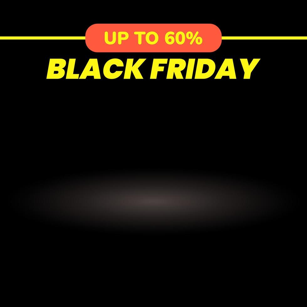 black friday background. simple and elegant. suitable for banner, flyer and feed vector