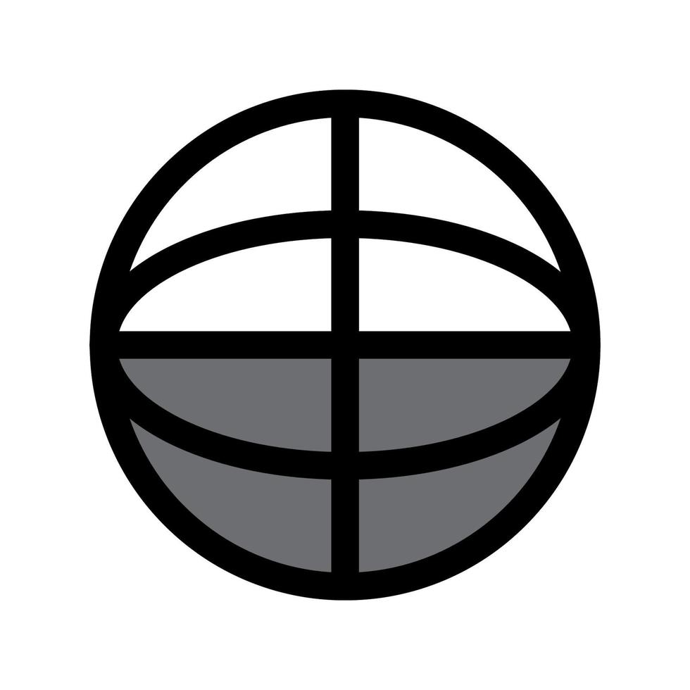 Basket ball icon template vector
