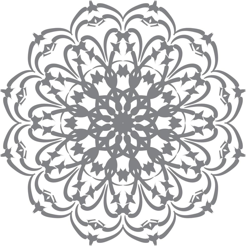 Mandala ornament,hand-drawn illustration. Can be use for textile,phone case print, greeting card etc vector