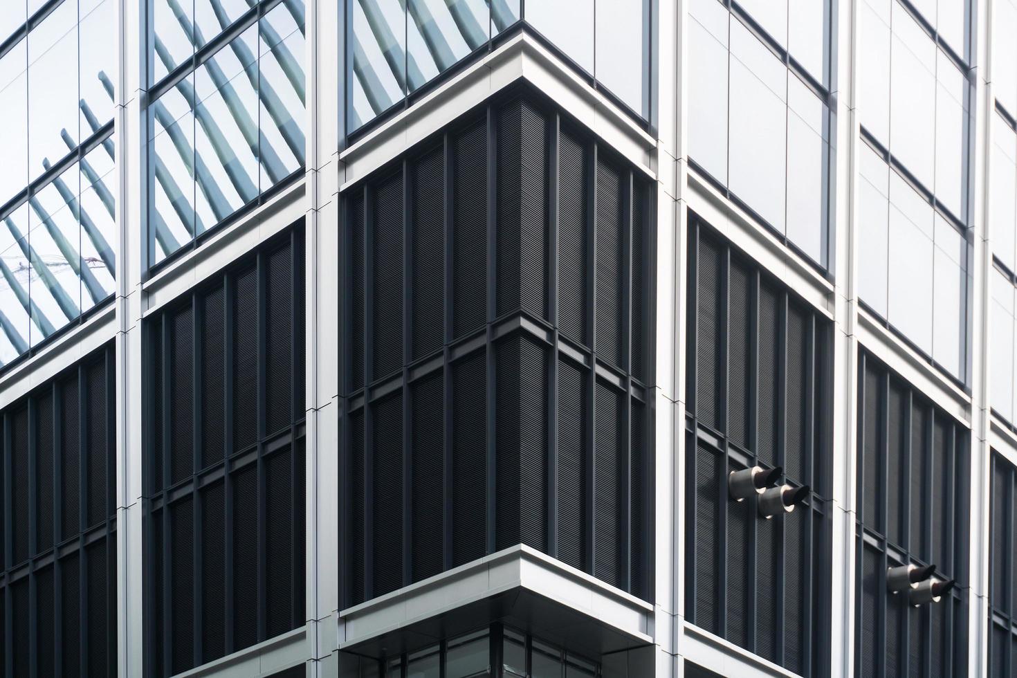 New York City, USA - August 7, 2019 Architectural detail near the Oculos station in New York during a cloudy day photo