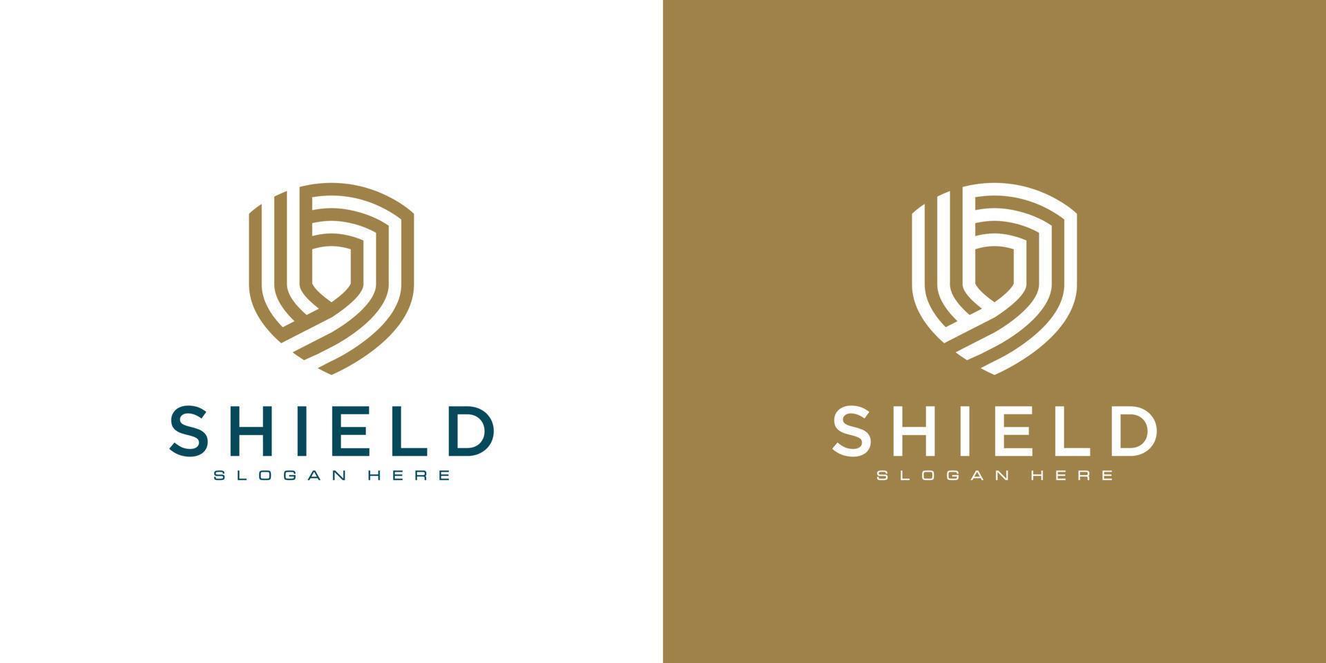 Security Shield Logo vector premium