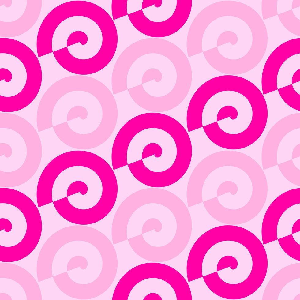 Seamless pattern vector design. Pink tone color of swirl. In concepts of paper, cloth, textile, printing, industrial, sheet, bed, dress, girl baby, mother, tablecloth, dress, valentine, woman, shirt.