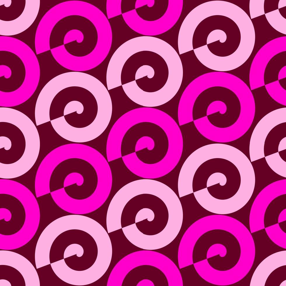 Seamless pattern vector design. Pink tone color of swirl. In concepts of paper, cloth, textile, printing, industrial, sheet, bed, dress, girl baby, mother, tablecloth, dress, valentine, woman, shirt