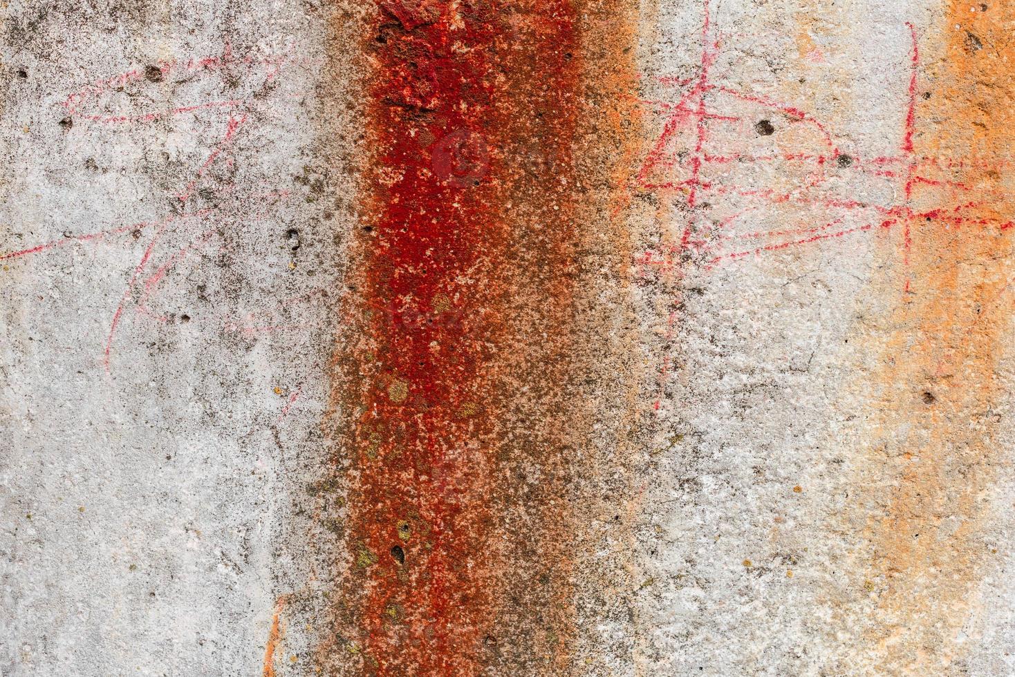 Texture of a concrete wall with cracks and scratches which can be used as a background photo