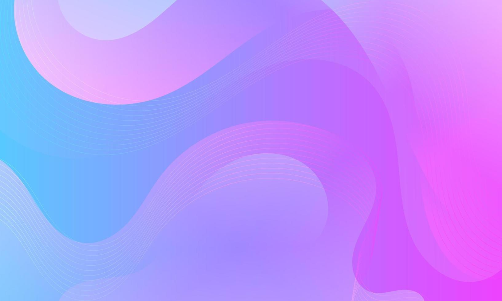 Abstract Blue Fluid Wave Background vector