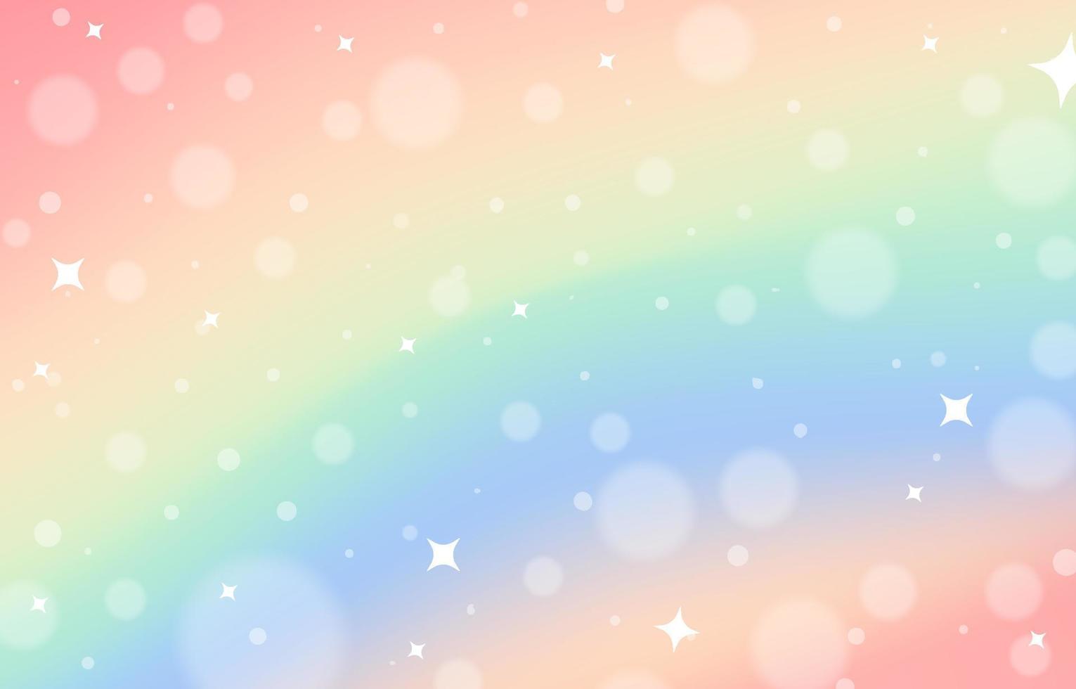 fondo de arcoiris pastel vector