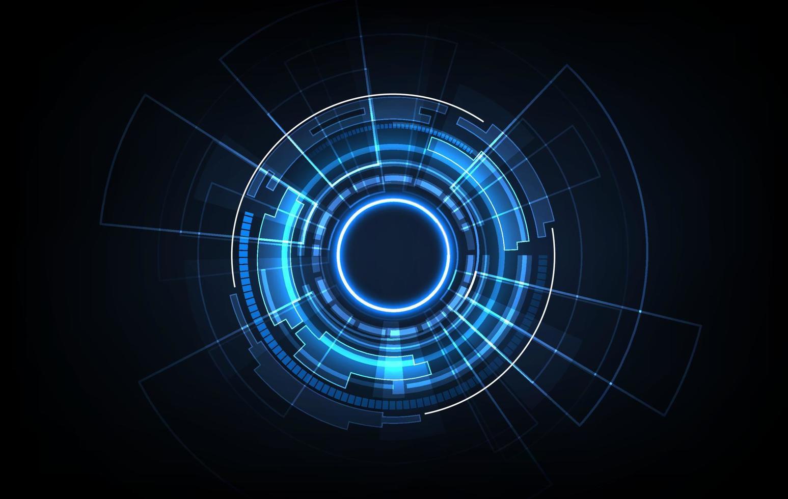 UI HUD screen tech system innovation concept background template. vector illustration