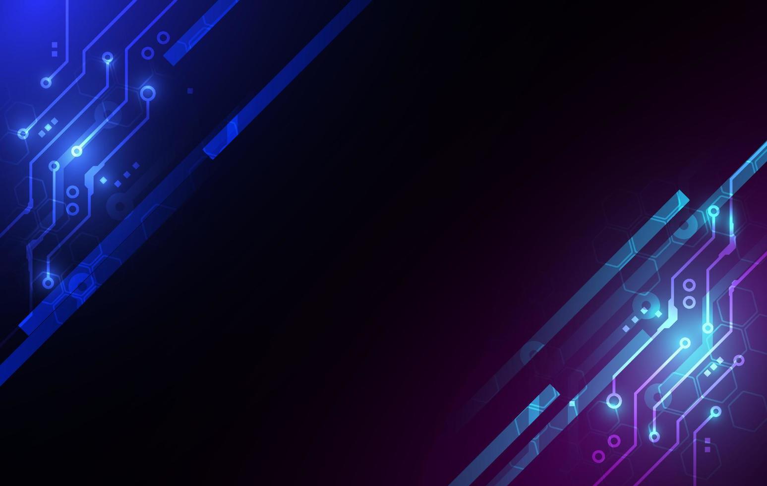 Vector circuit board background technology. illustration