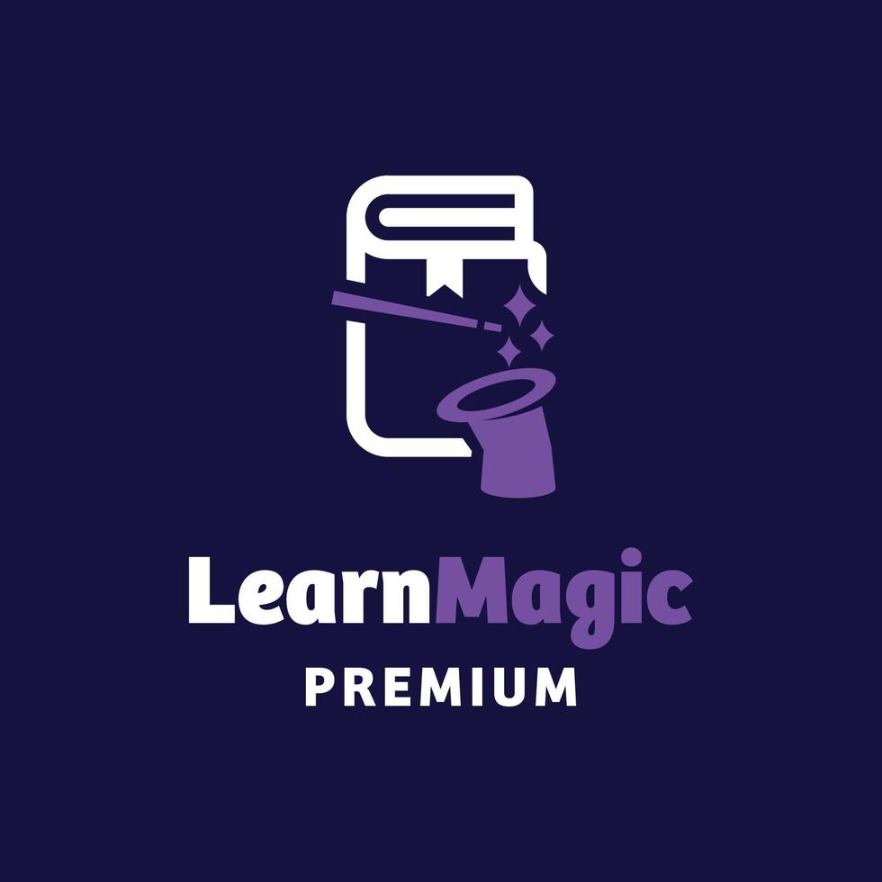 Learn Magic Logo vector