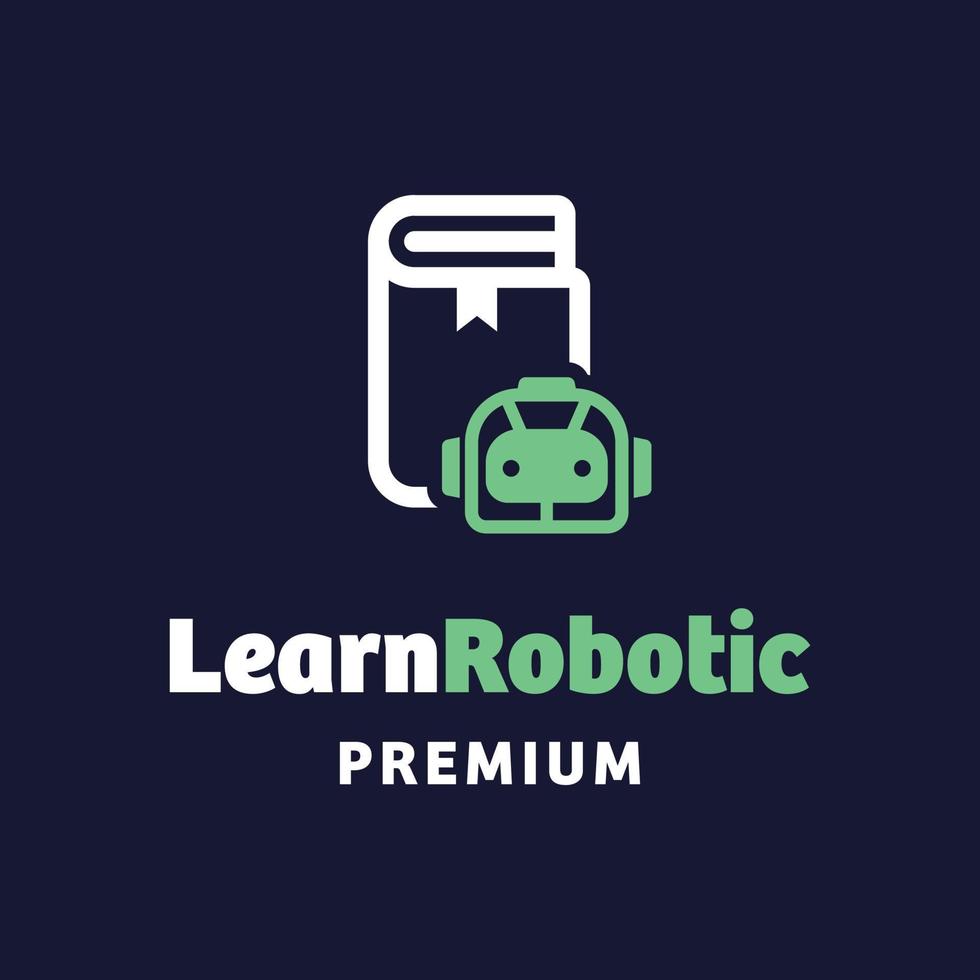 Learn Robotic Logo vector