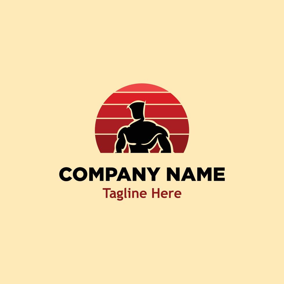 superhero logo simple icon design illustration vector