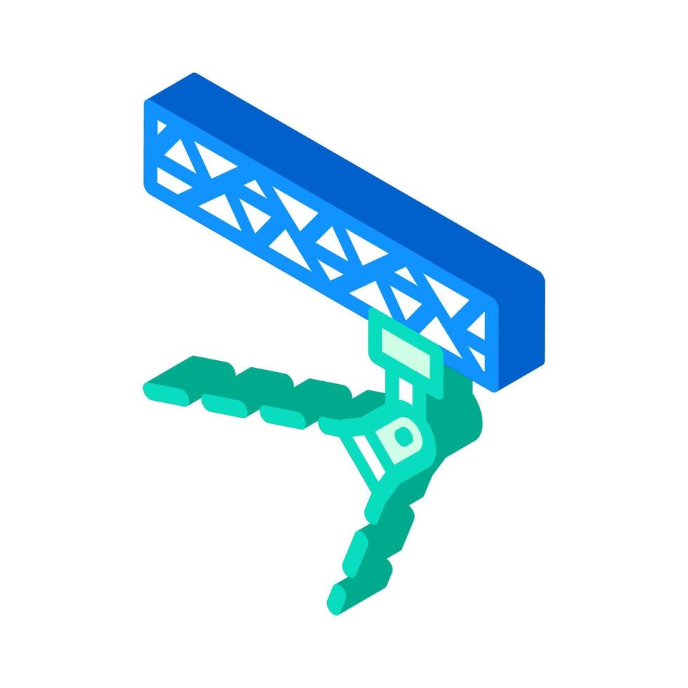 lighting equipment in night club isometric icon vector illustration