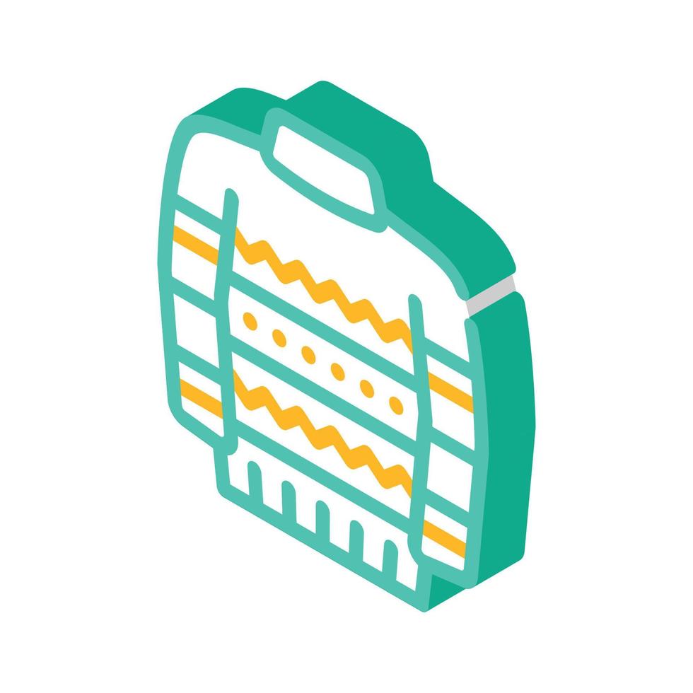 sweater clothes isometric icon vector illustration sign