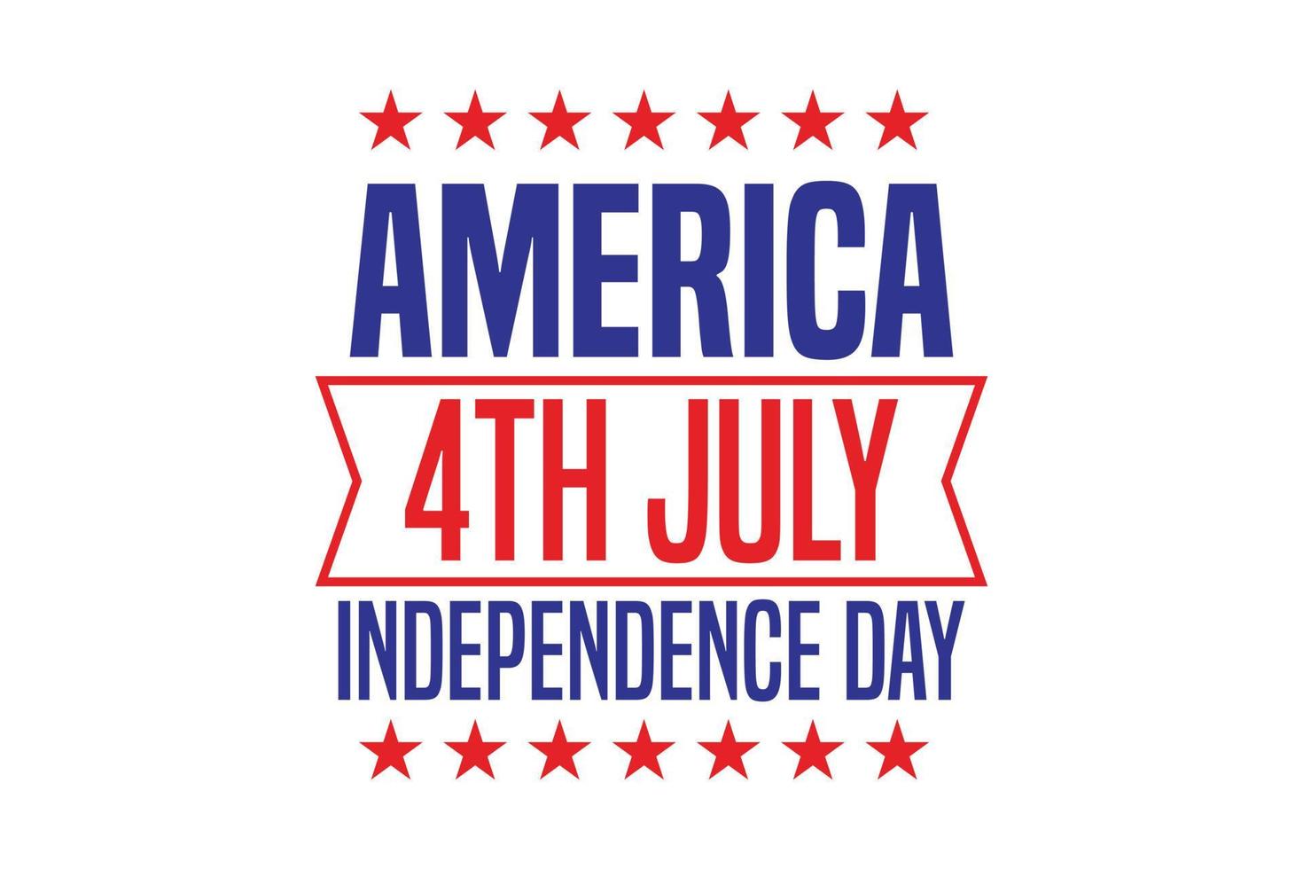 America 4th July independence day t-shirt template. vector