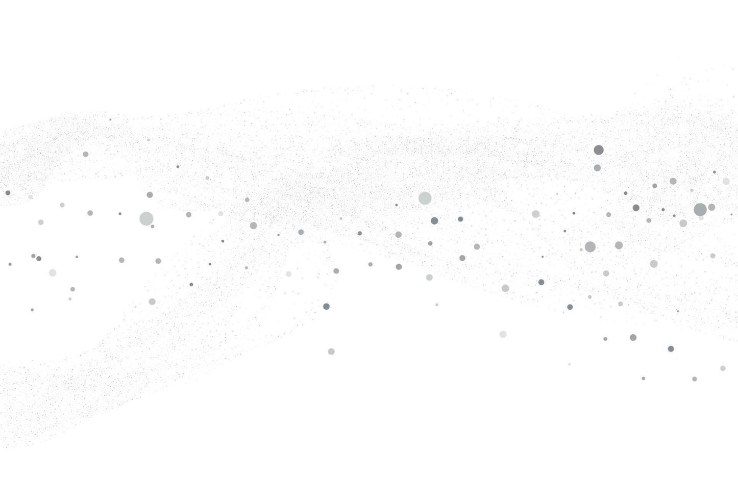 Light silver gold glitter confetti. Light background. vector