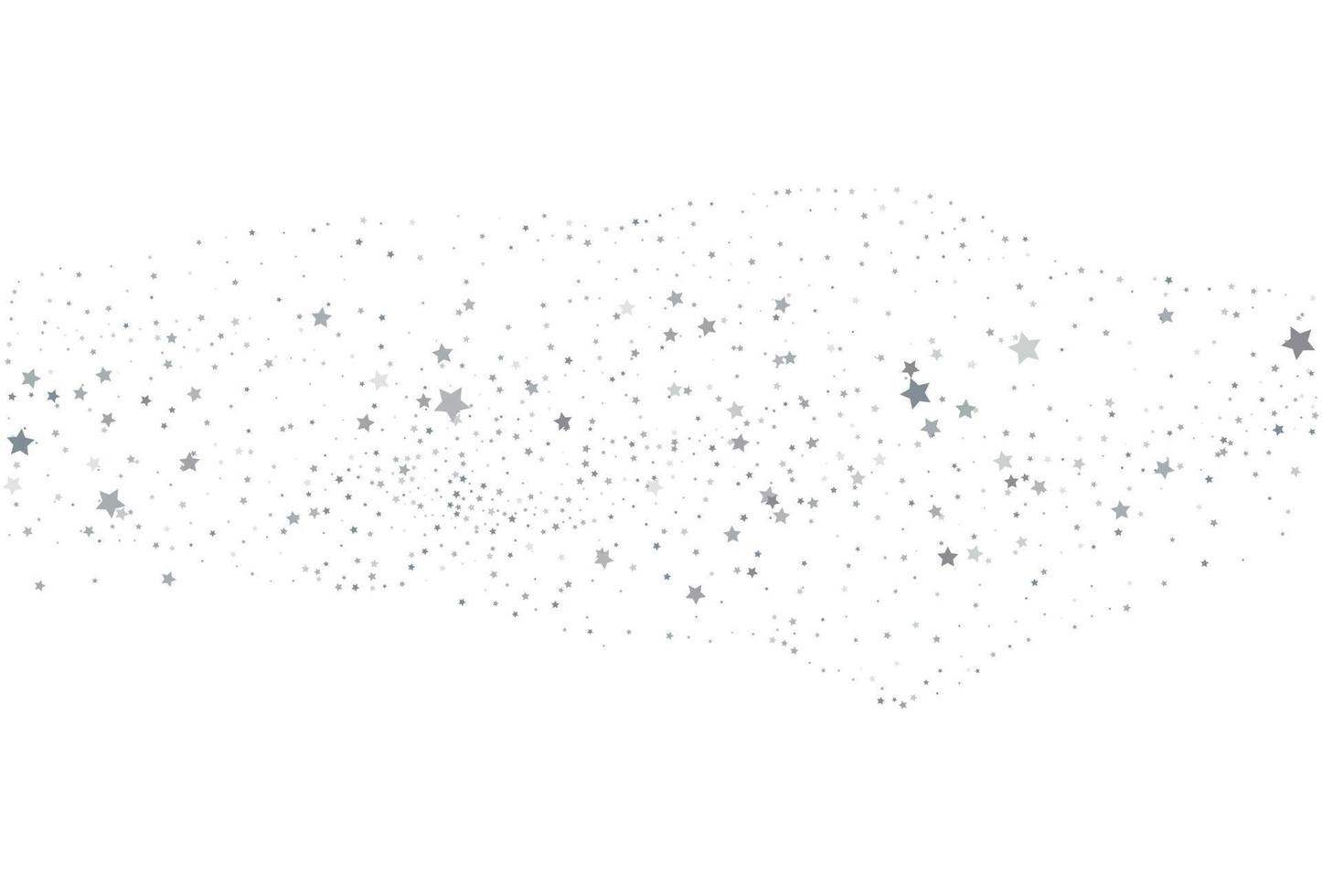 Light silver glitter confetti background. White festive texture. vector