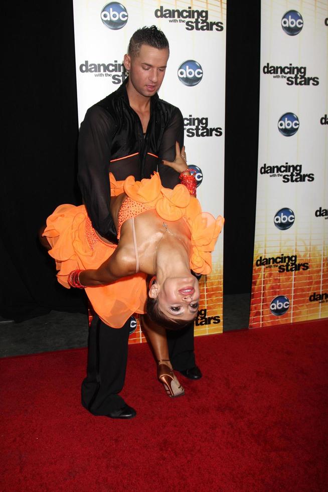 LOS ANGELES, SEP 20 - Mike Sorrentino, Karina Smirnoff at the Season 11 Premiere of Dancing with the Stars at CBS Television CIty on September 20, 2010 in Los Angeles, CA photo