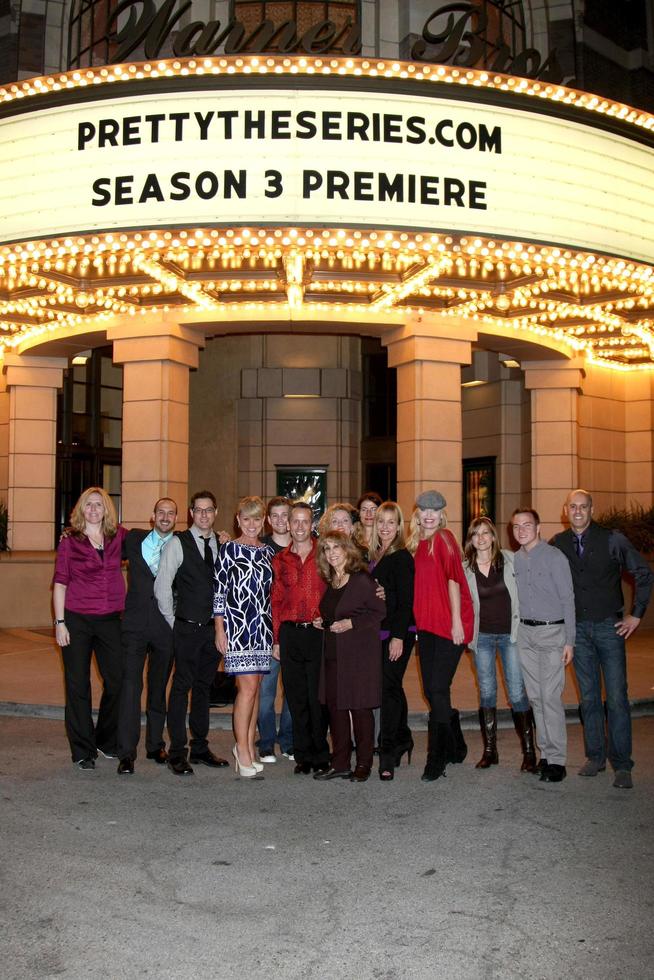 LOS ANGELES, OCT 27 - Cast and Crew arrives at the Pretty Season 3 Webseries Screening at Warner Brother Studio on October 27, 2011 in Burbank, CA photo