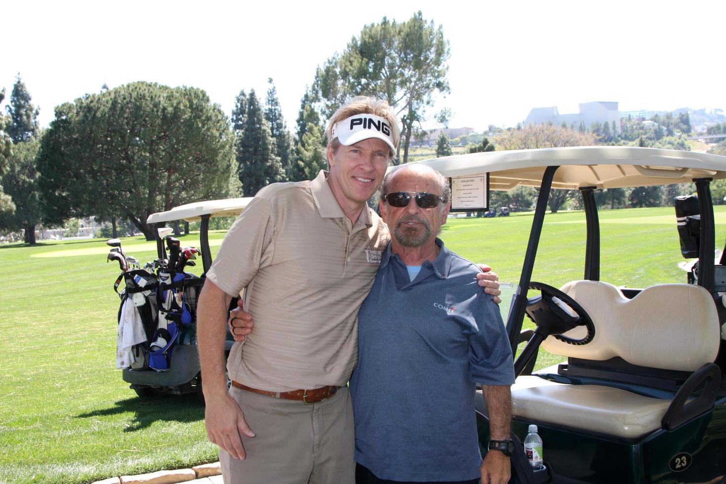 LOS ANGELES, APR 16 - Jack Wagner, Joe Pesci at the The Leukemia and Lymphoma Society Jack Wagner Golf Tournament at Lakeside Golf Course on April 16, 2012 in Toluca Lake, CA photo