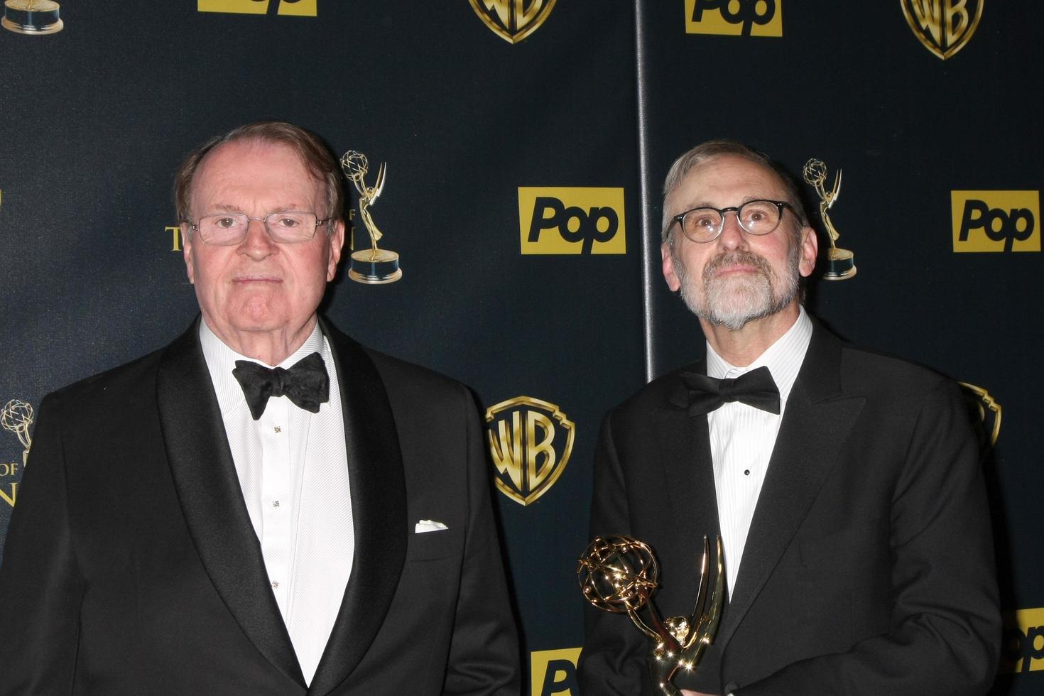 LOS ANGELES, APR 26 - Charles Osgood, Rand Morrison at the 2015 Daytime Emmy Awards at the Warner Brothers Studio Lot on April 26, 2015 in Los Angeles, CA photo