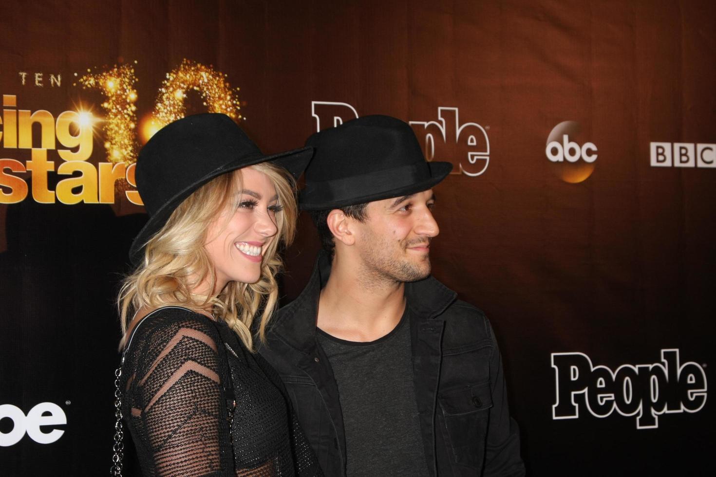 LOS ANGELES, FEB 21 - BC Jean, aka Brittany Jean Carlson, Mark Ballas at the Dancing With the Stars 10 Year Anniversary Party at the Greystone Manor on April 21, 2015 in West Hollywood, CA photo