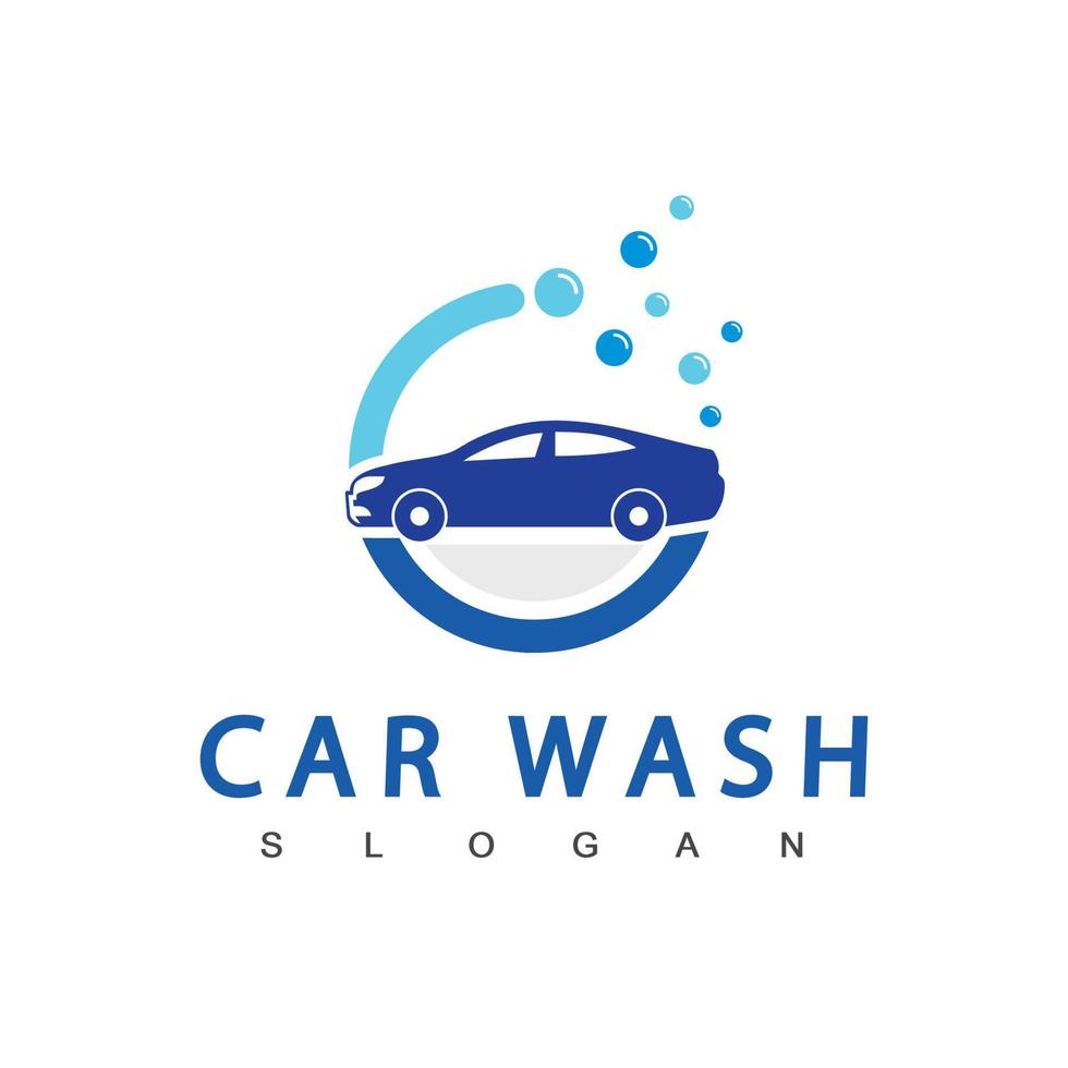 Car Wash Logo Design Template vector