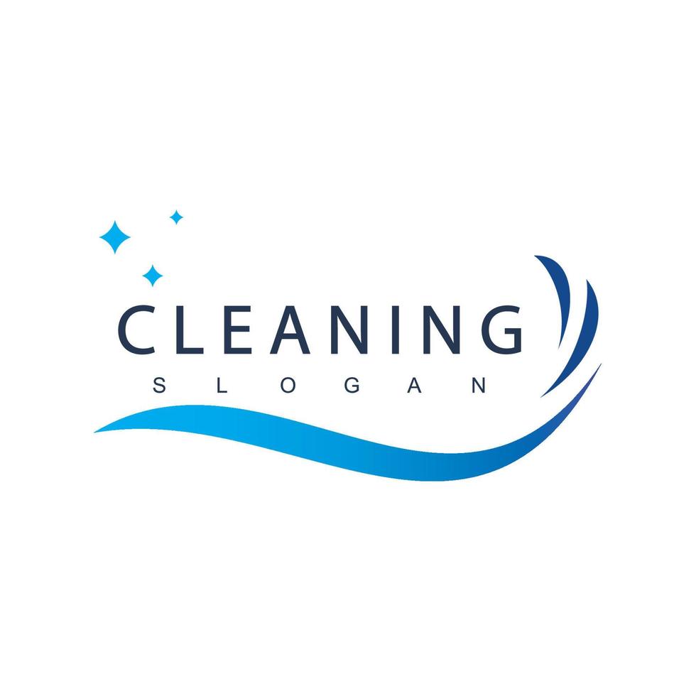 Cleaning Service Logo Design Template vector