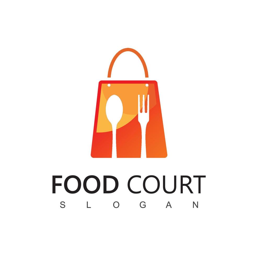 Food Court And Store Logo Template vector