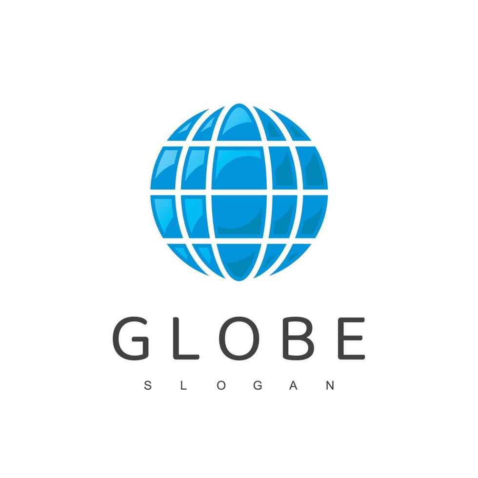Globe Logo Design Template vector