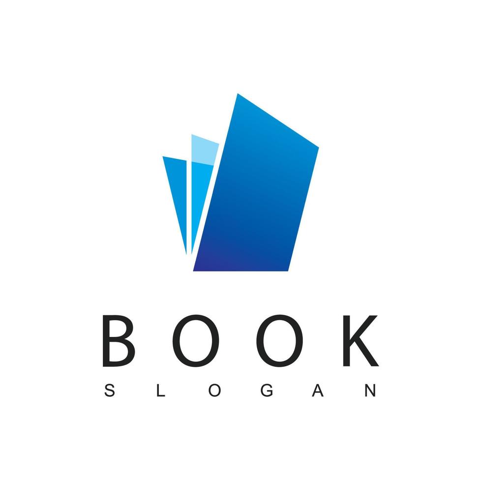 Book Logo Design Template vector