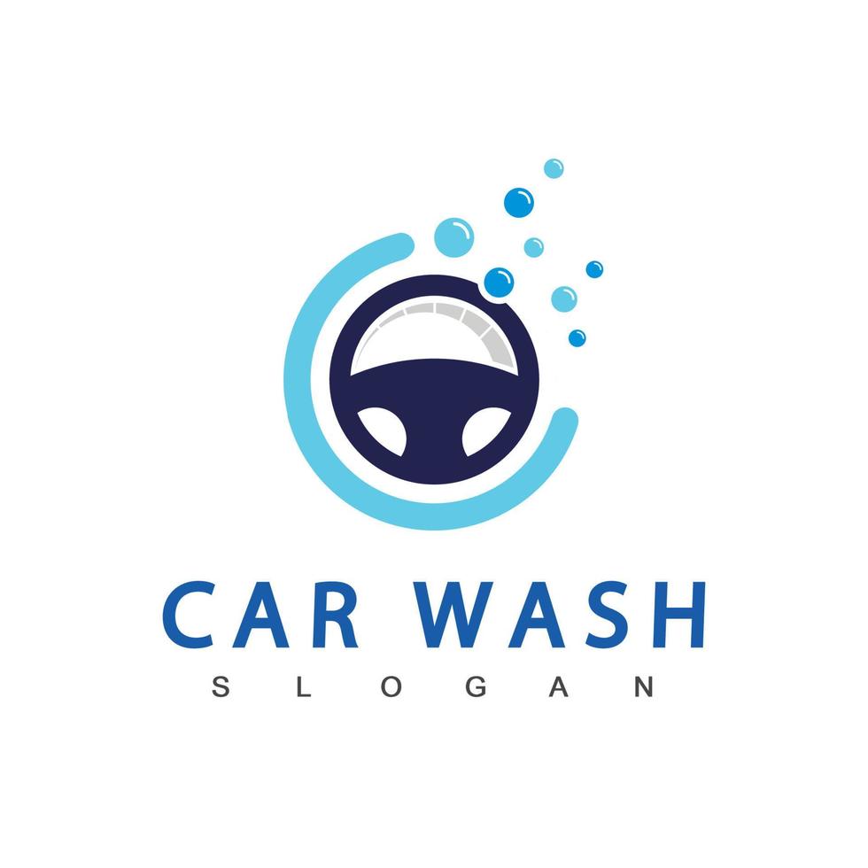 Car Wash Logo Design Template vector