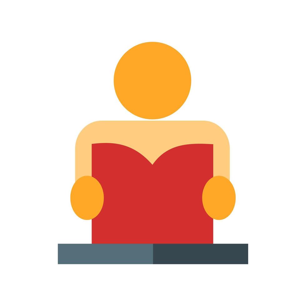 Homework Flat Multicolor Icon vector