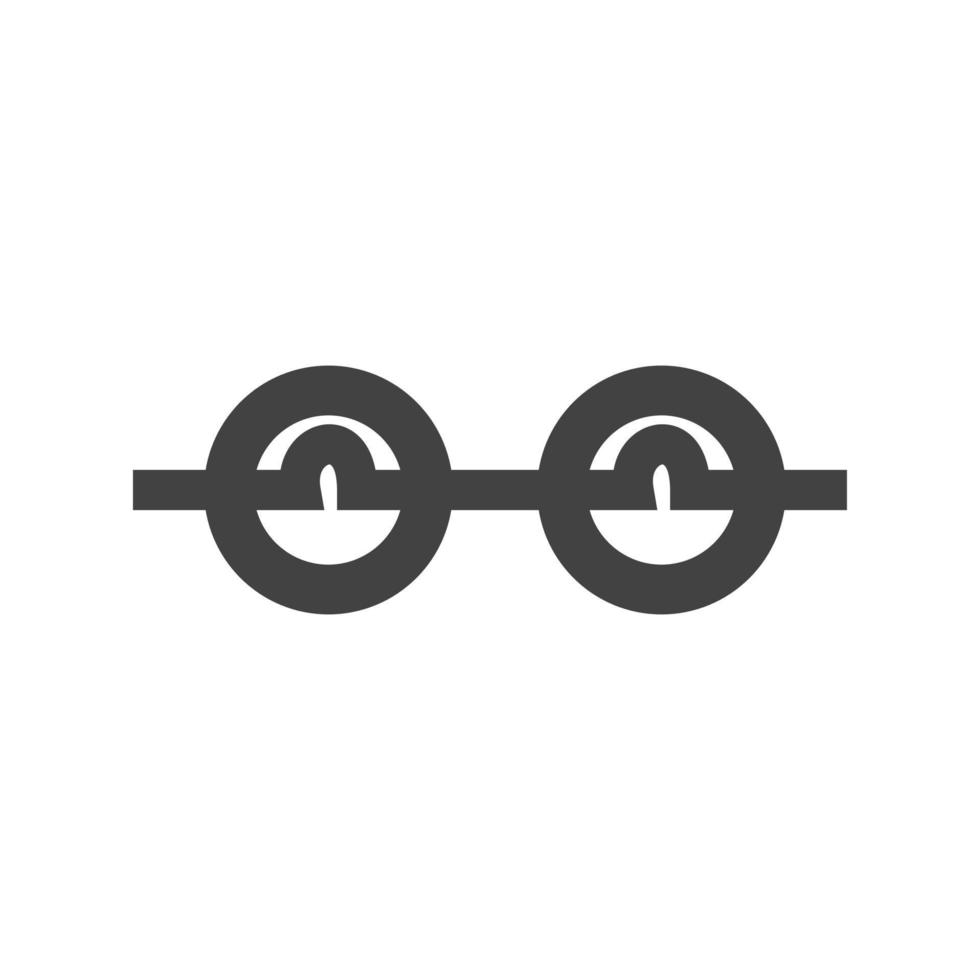 Lamps in Series Glyph Black Icon vector