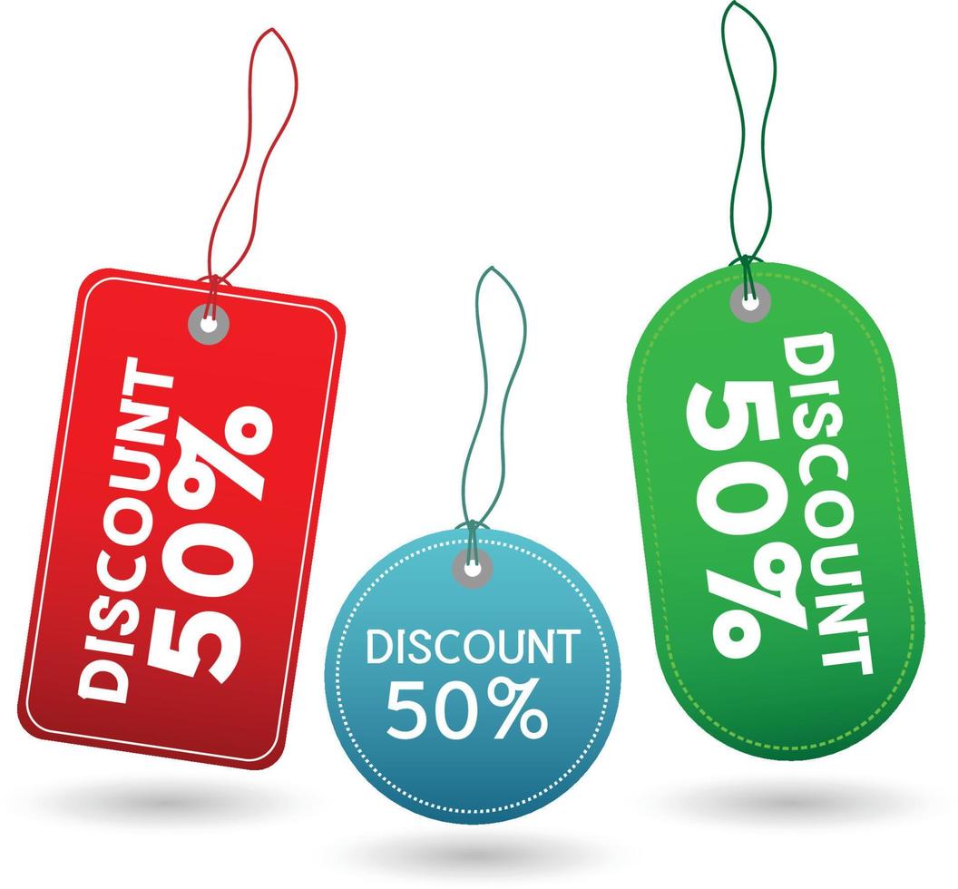 Discount sale label Vector