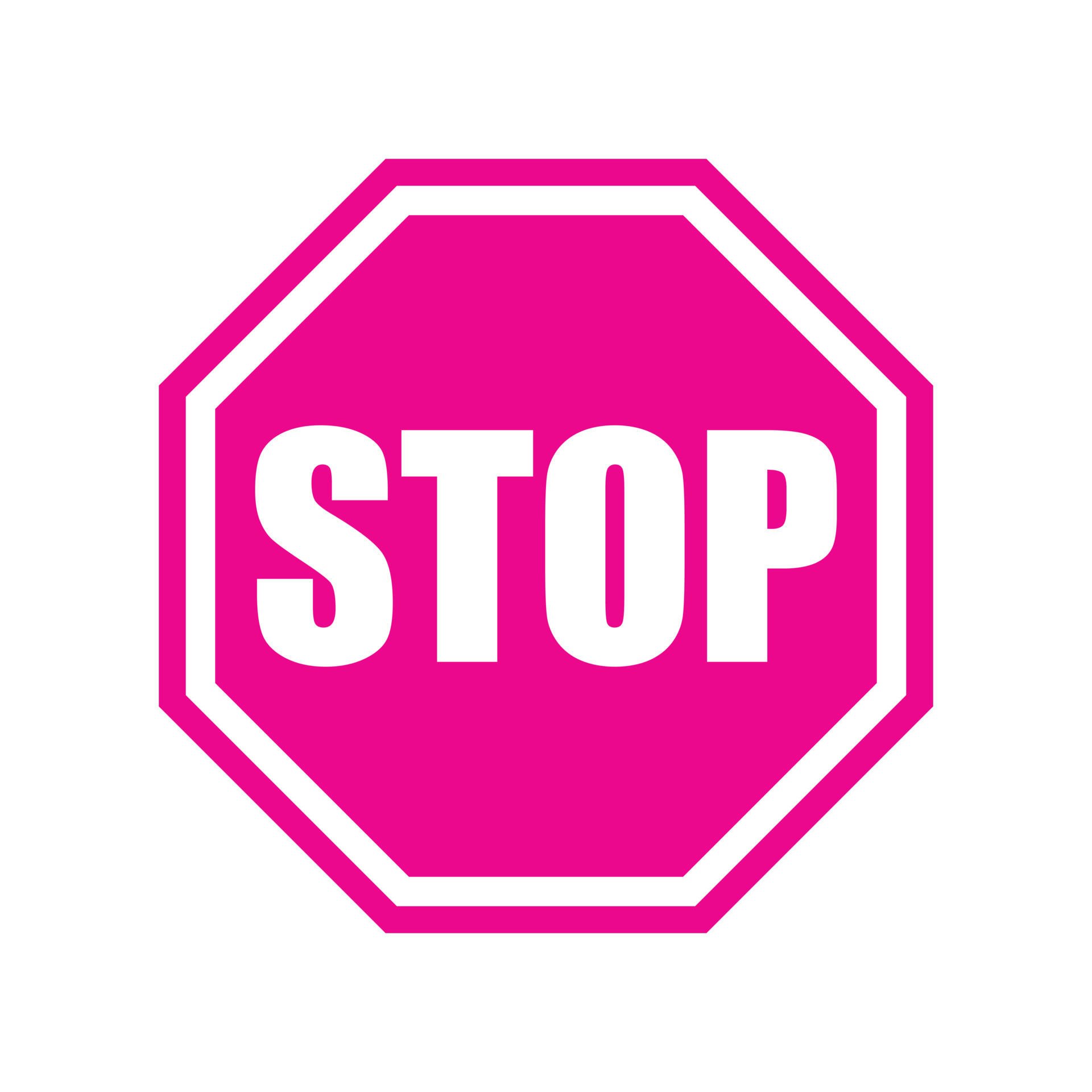 pink-stop-sign