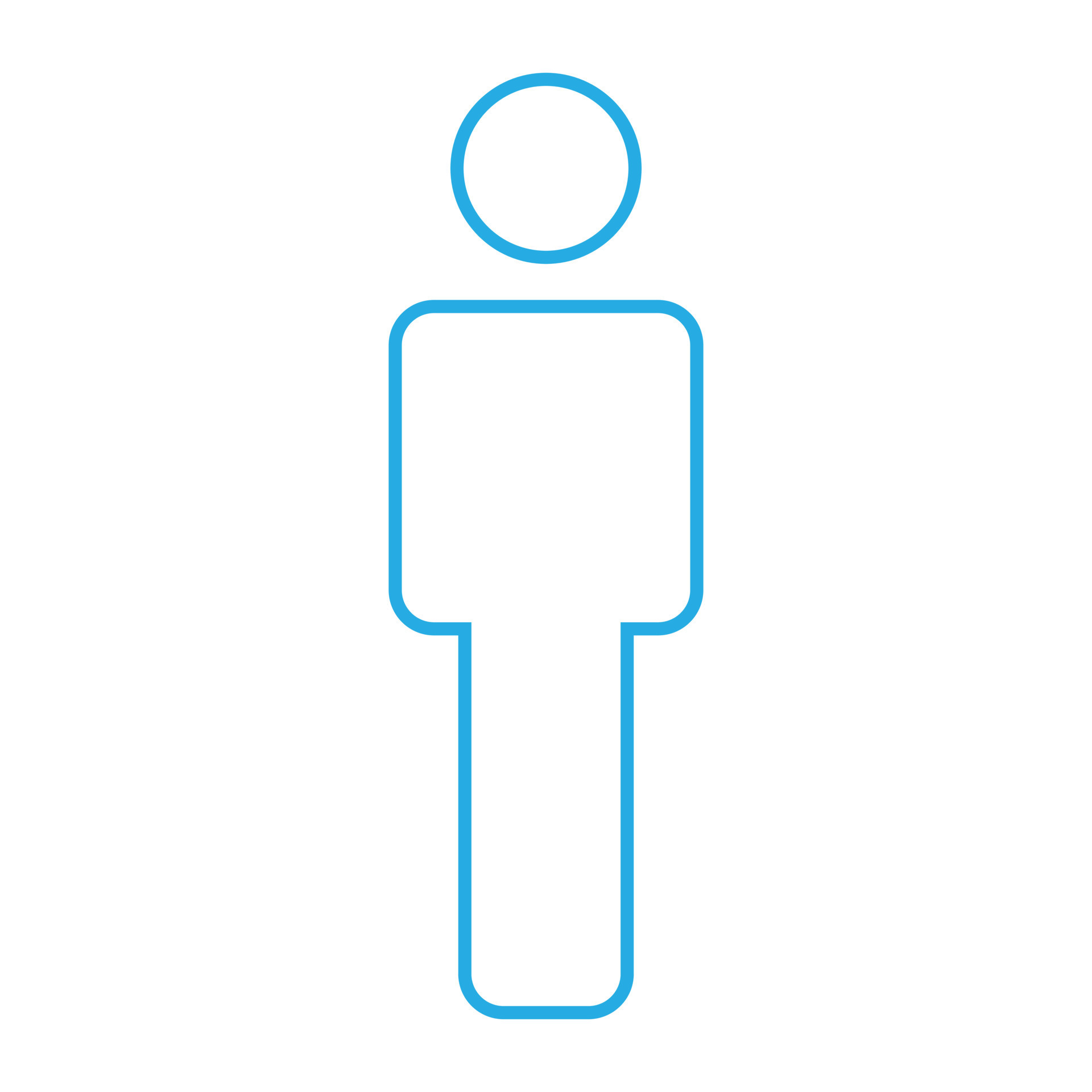 eps10 blue vector man solid icon or logo in simple flat trendy modern