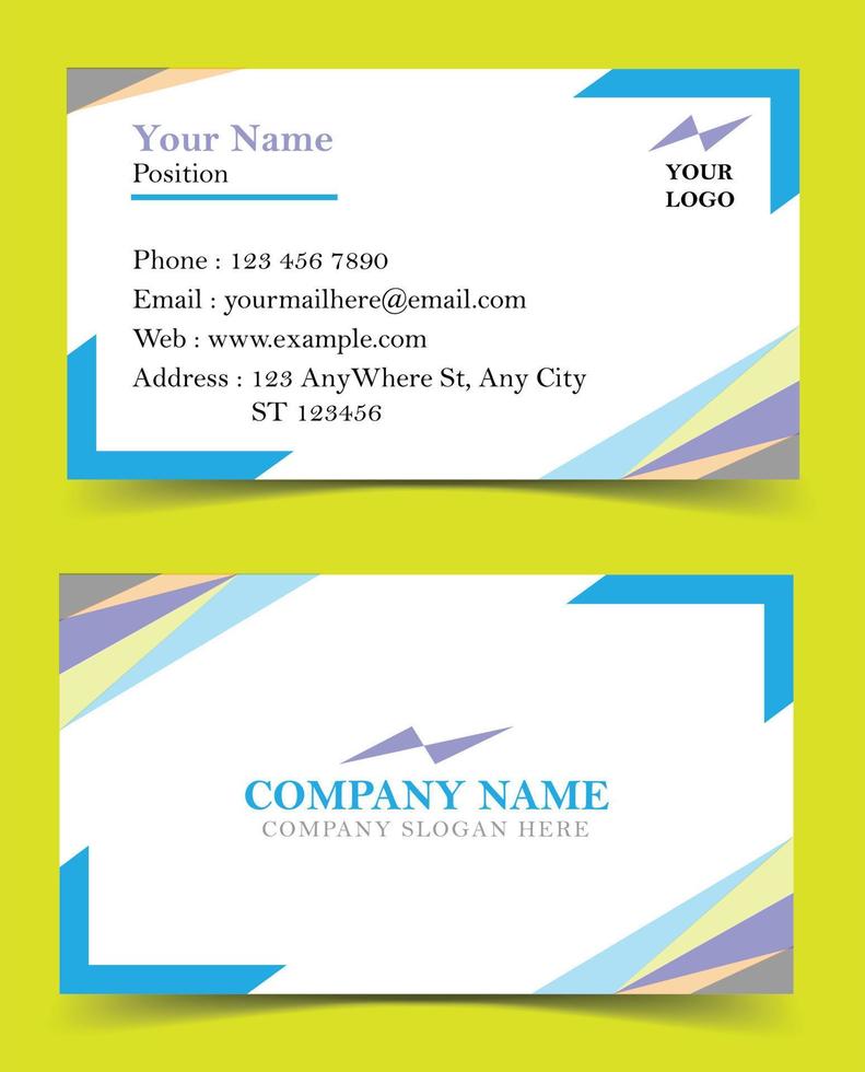 Creative Business Card Design vector