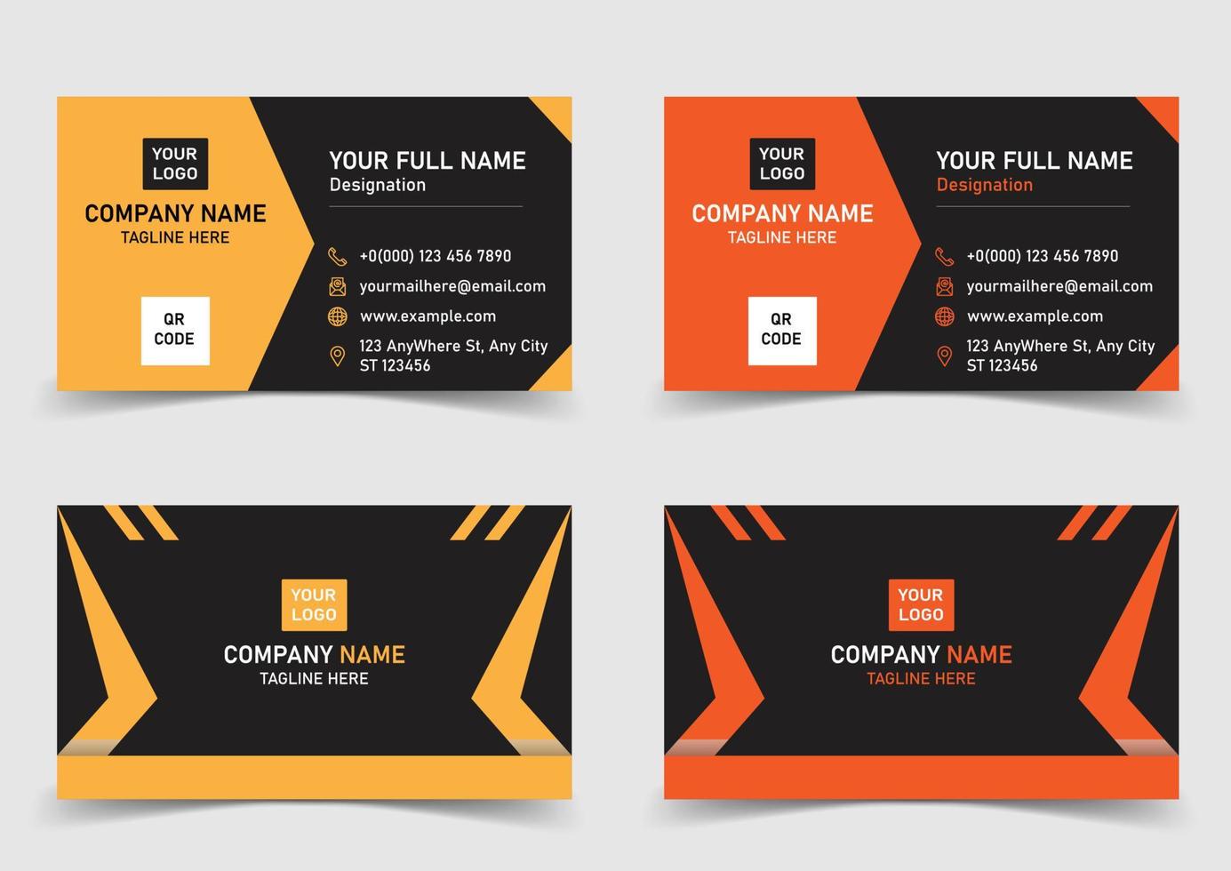 Creative Business Card Design vector