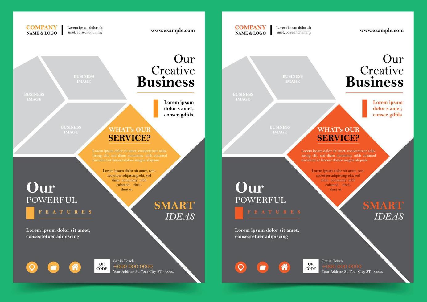 Creative Business Flyer Design vector