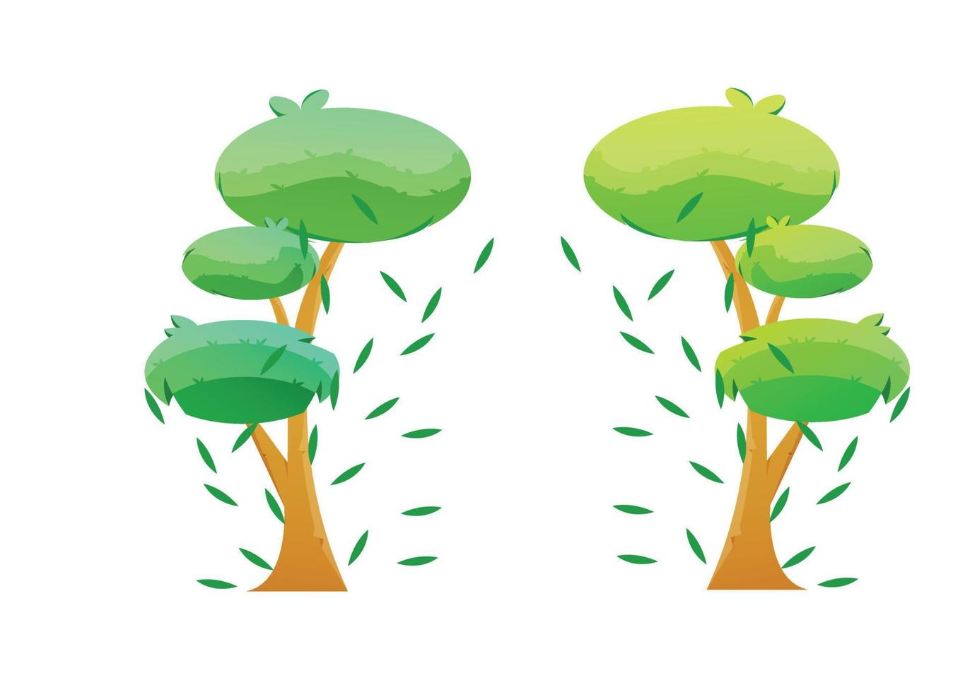 Modern Tree Illustration vector