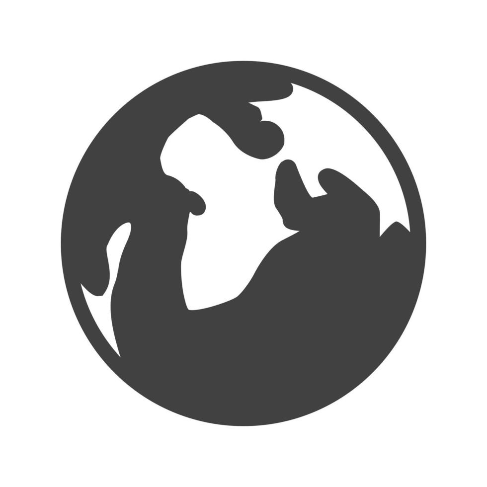 Browser Glyph Black Icon vector