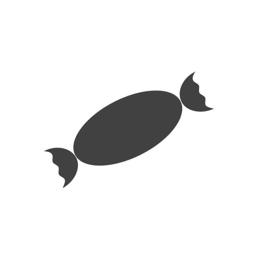 Toffee Glyph Black Icon vector