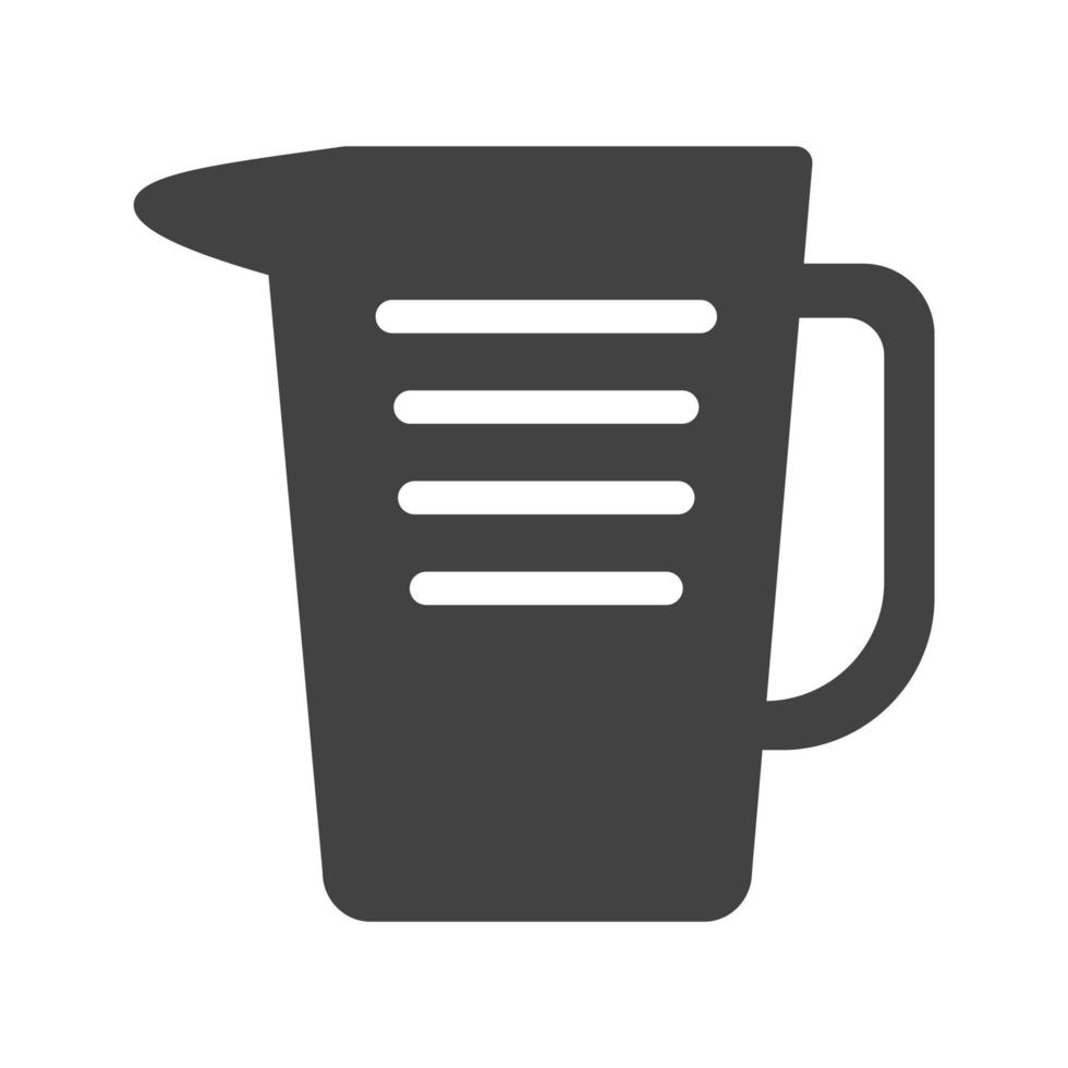 Pitcher Glyph Black Icon vector