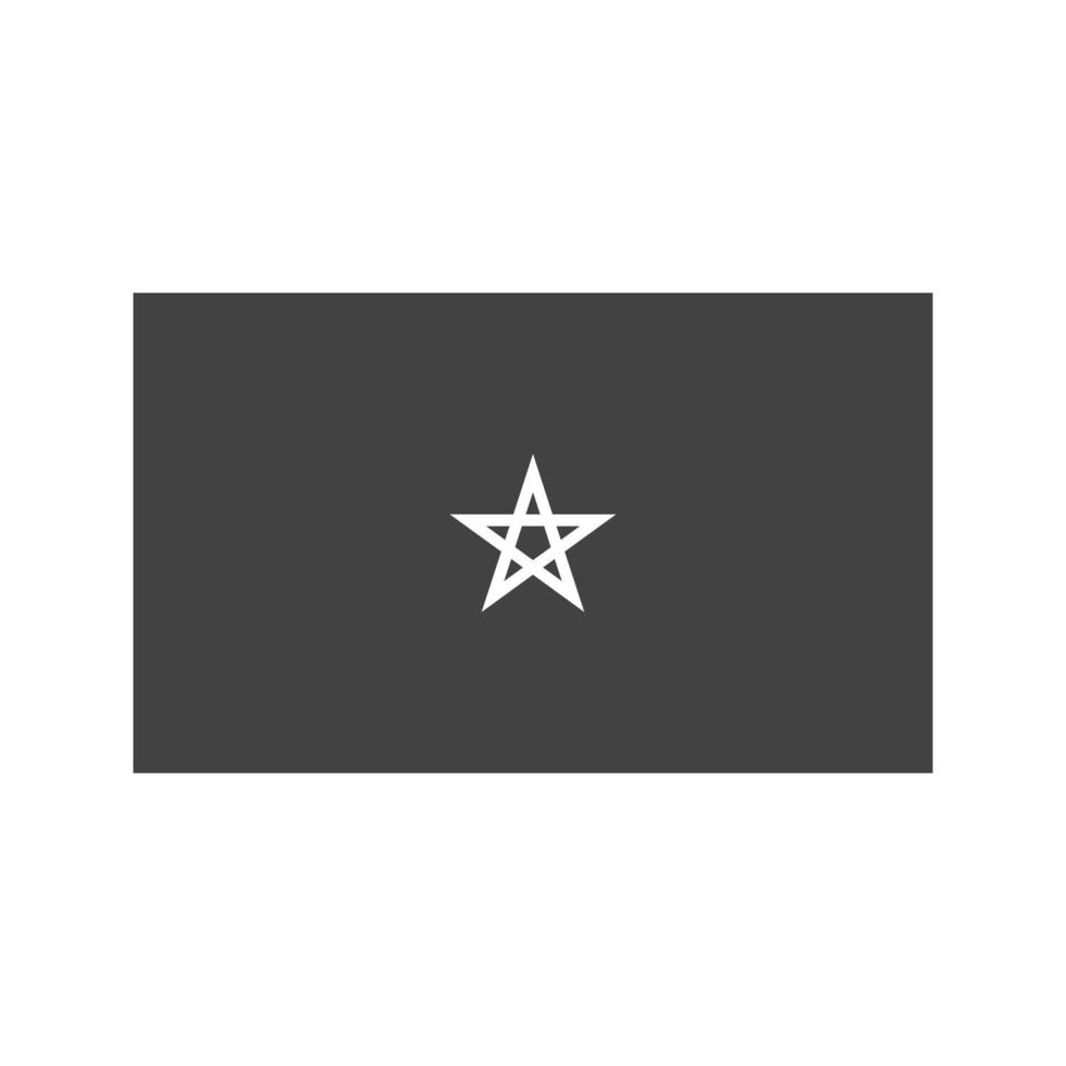 Morocco Glyph Black Icon vector